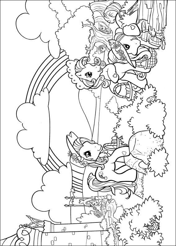 Kids-n-fun.de | Malvorlage My little pony My little pony